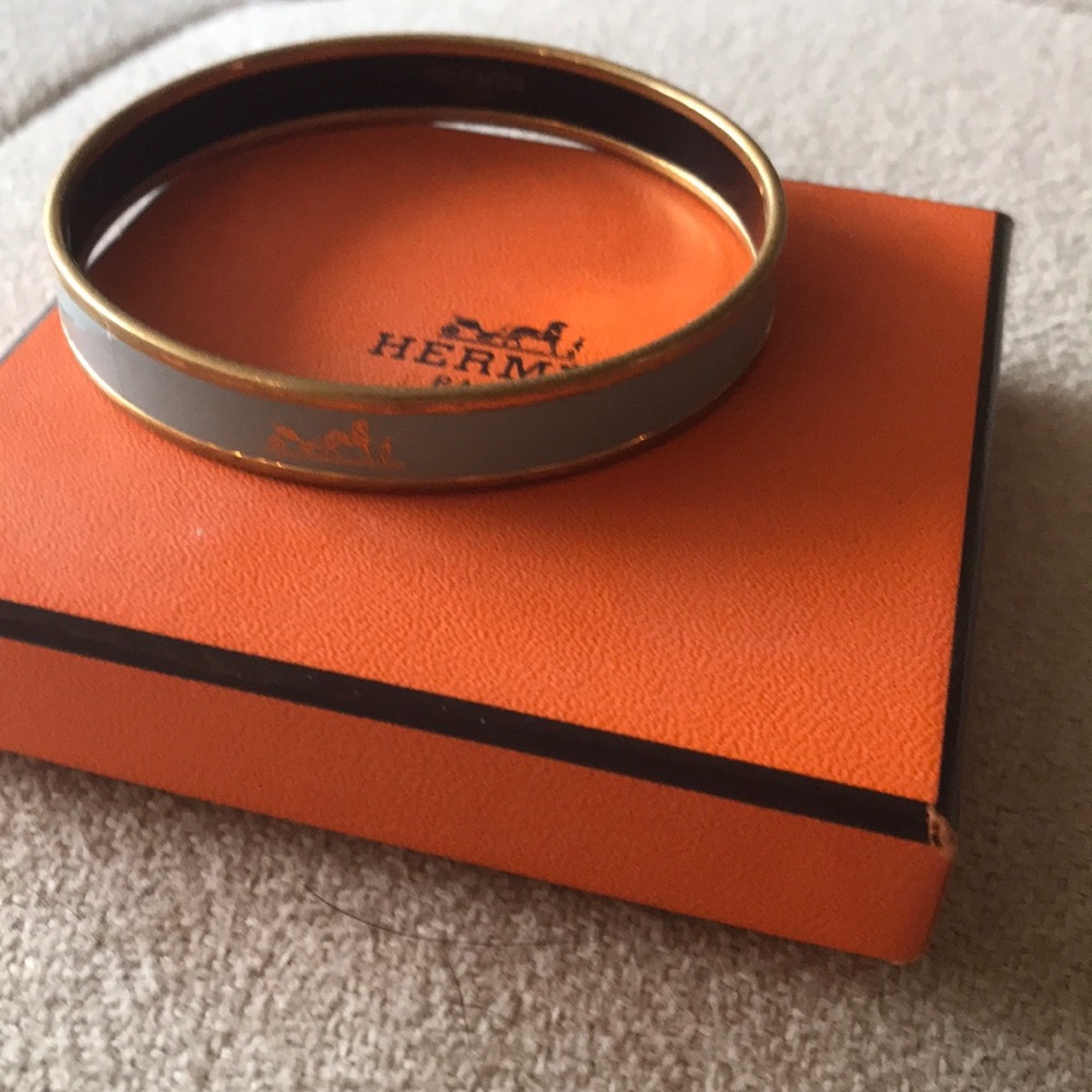 Authentic Turquoise Blue Hermes bangle